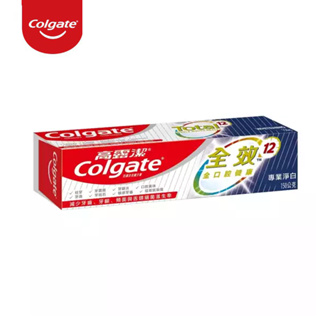 【Colgate 高露潔】全效 - 專業淨白牙膏150g (雙鋅+精胺酸/口腔保健/8大功效)