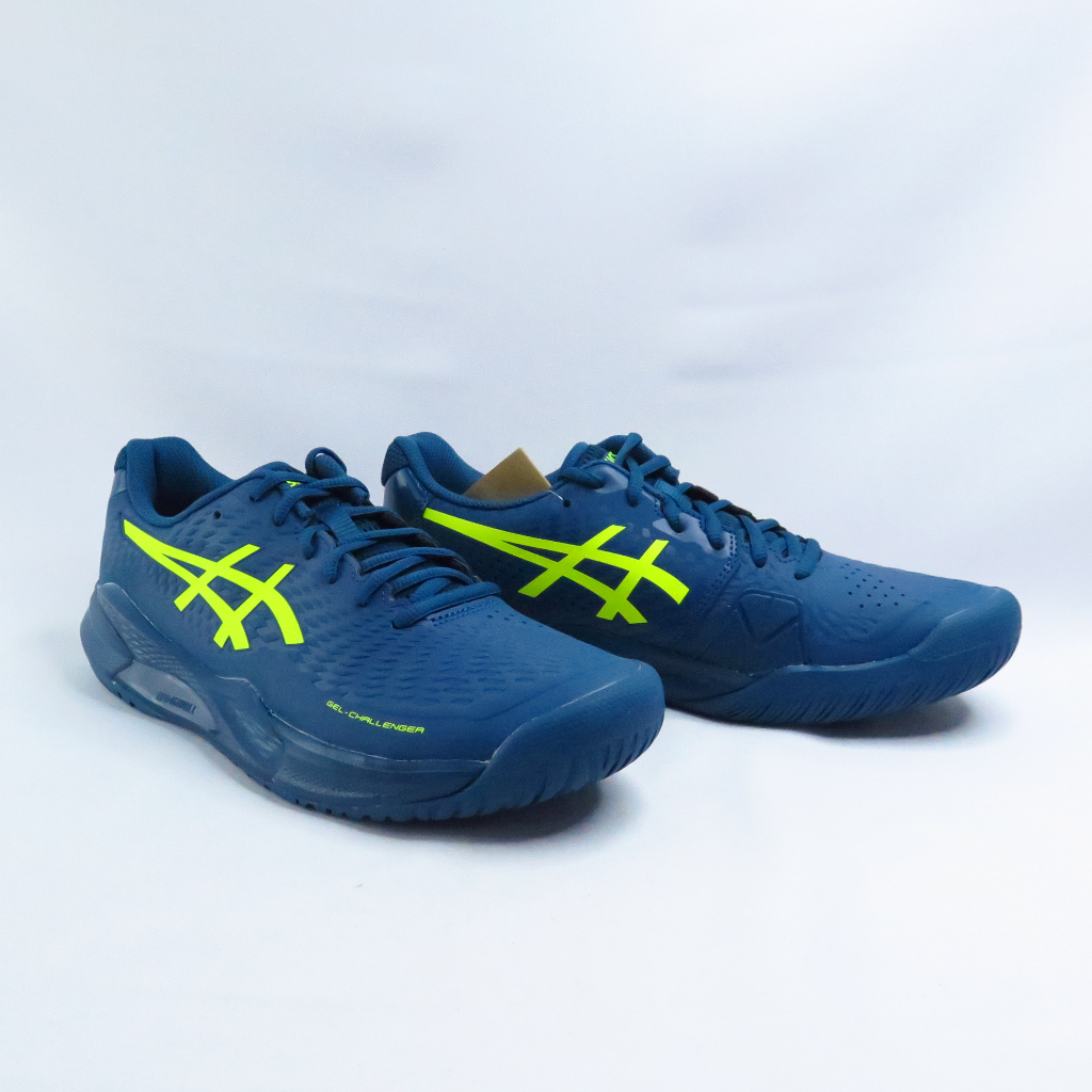 ASICS GEL-Challenger 14 男款 網球鞋 1041A405400 深青x黃