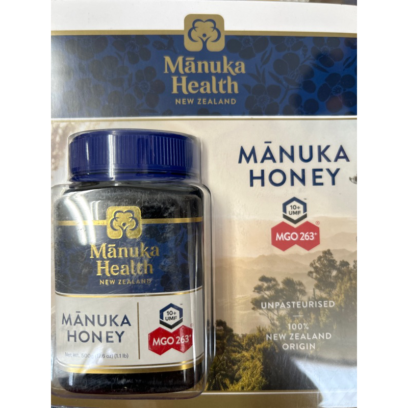 蝦皮、7-11免運麥盧卡蜂蜜好市多購入 manuka health 蜂蜜 MGO 263+ UMF 10+