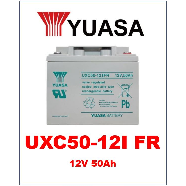 YUASA 湯淺 全新 UXC50-12I FR 12V 50Ah 綠能儲電 露營 太陽能蓄電 戶外照明 深循環