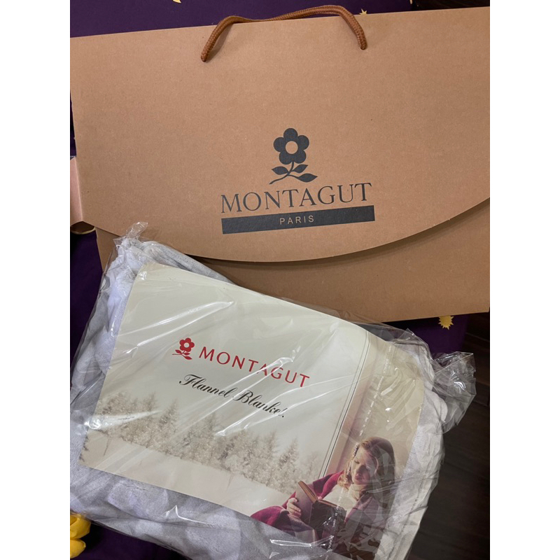 MONTAGUT 夢特嬌 法蘭絨•珊瑚毯 毯子 毛毯 馬卡龍珊瑚絨毛毯 全新未使用