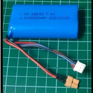 天母168 全新7.4V2000mah 電池 XT30接頭  中高階 挖土機 怪手 適用