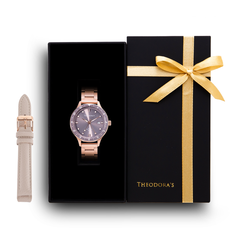 【THEODORA'S】[可選色]限定禮盒Aeon-緣[小錶面]手錶+替換錶帶2入組【希奧朵拉】手錶禮盒