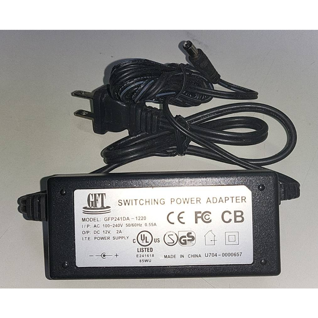 GFT GFP241DA-1220 DC 12V 2A 24W 變壓器