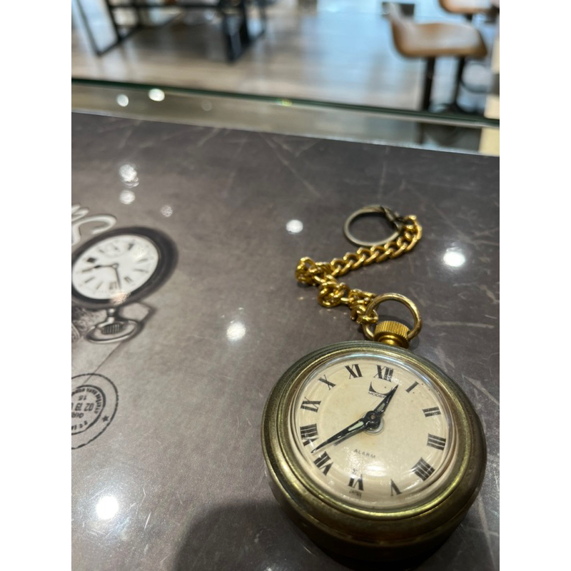 古董 懷錶式 鬧鐘（歲月痕跡）