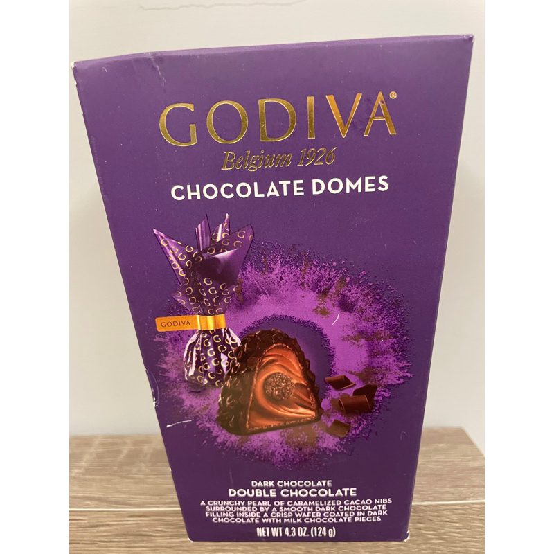 Godiva臻粹雙重黑巧克力脆球， 124克禮盒裝，顆顆獨立包裝，情人節送禮最甜蜜