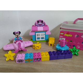 二手絕版 LEGO 樂高 duplo 得寶 米妮的露天咖啡館 10830 大顆粒積木27+1件組 兒童玩具