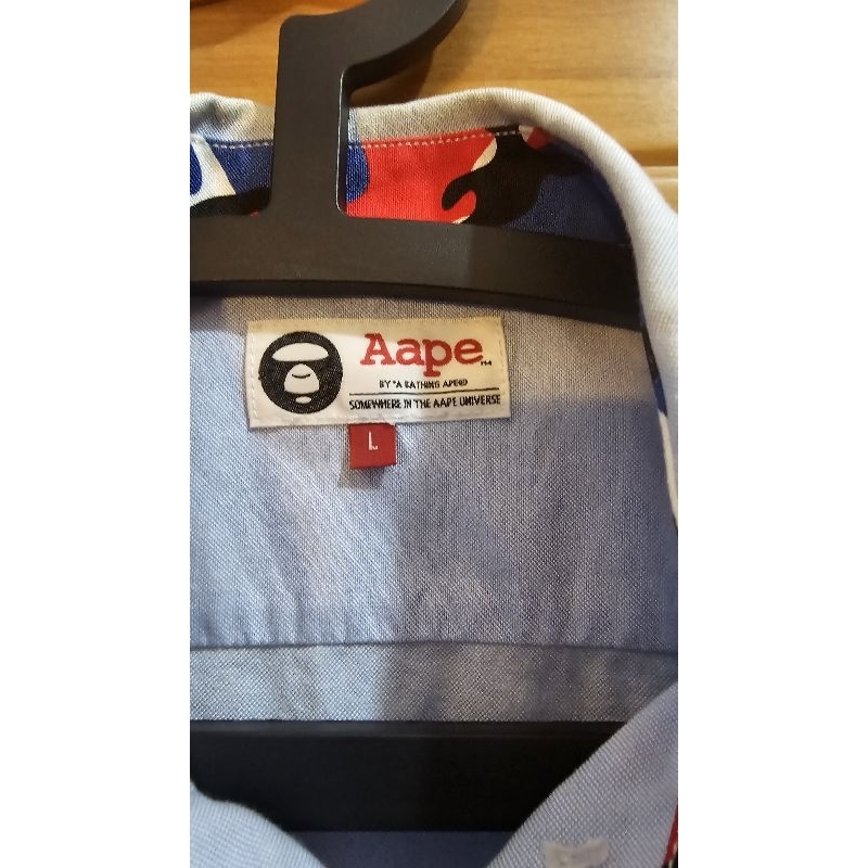 Aape 正版短袖襯衫7成新+Aape外套