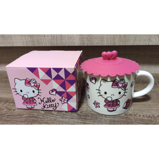 SOGO消費來店禮 Hello Kitty 品味夢幻馬克杯 陶瓷杯(附蓋)