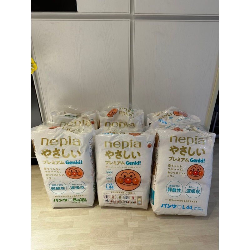Genki日本王子麵包超人紙尿布/3包L/3包XL