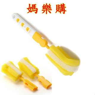 🎀公司貨🌴PIYOPIYO 黃色小鴨 組合式泡棉奶瓶刷 刷替換刷頭 奶瓶螺牙專用清潔刷 奶瓶刷