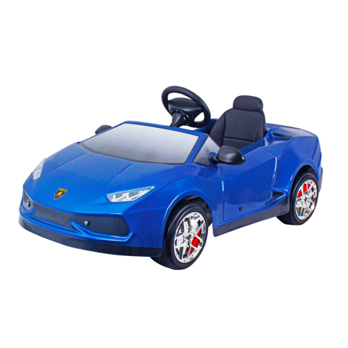 Lamborghini藍寶堅尼Huracán兒童超跑電動汽車-12V電動汽車-靛藍