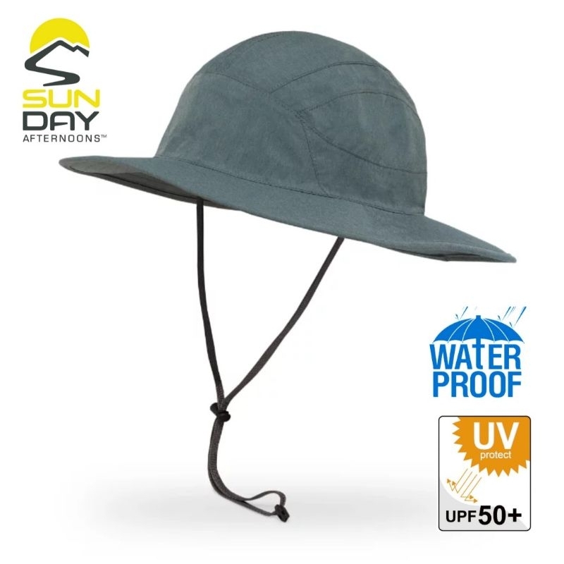 Sunday afternoons 抗UV防水透氣圓盤帽 礦藍色 SAS3A11919B