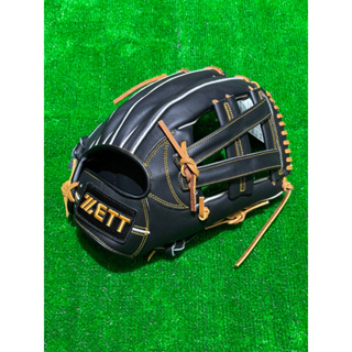 棒球世界全新 ZETT棒壘球內野手V字手套黑色(BPGT-81215)特價黑色
