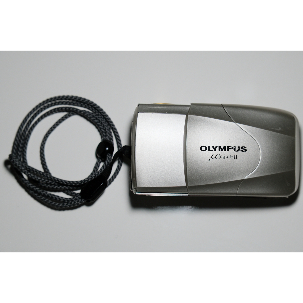 Olympus Mju II 定焦隨身底片相機 銀色 mju2 喵兔