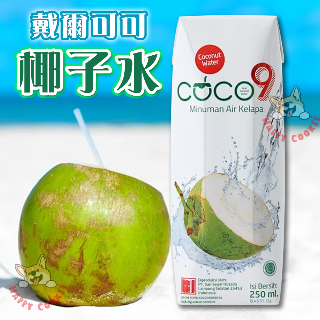 印尼 戴爾可可 椰子水 coco9 椰子汁 250ml