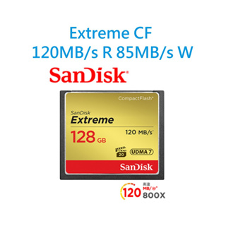 SanDisk Extreme CF記憶卡 128G 128GB Compact Flash