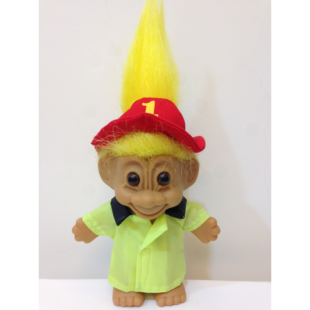 幸運小子（打火一哥）醜娃、巨魔娃娃、醜妞、Troll Doll、魔髮精靈、魔法精靈、消防員、救火英雄、消防局、消防栓