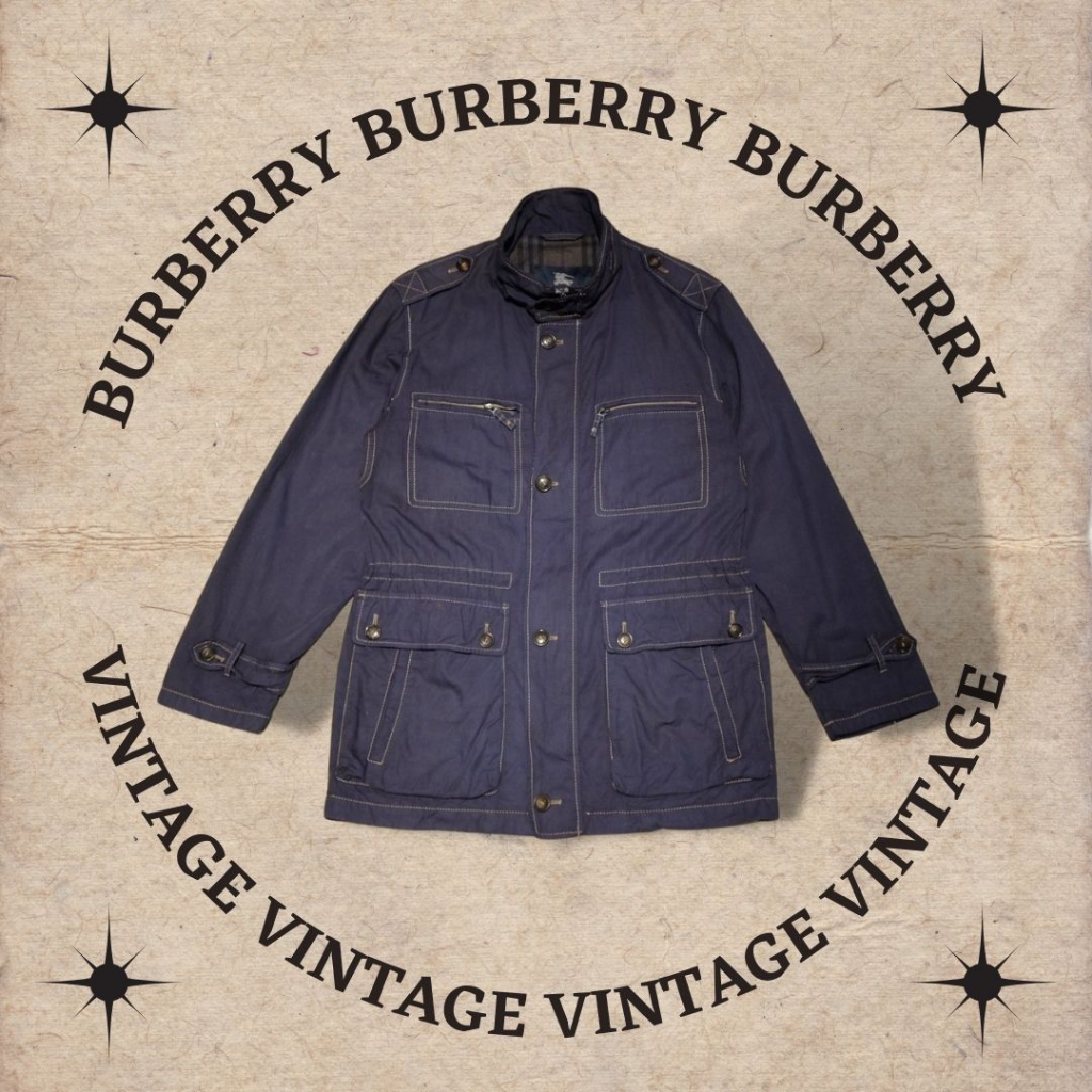 「鹹魚二手 」Burberry 風衣外套 老品 Vintage 古著 (S702)