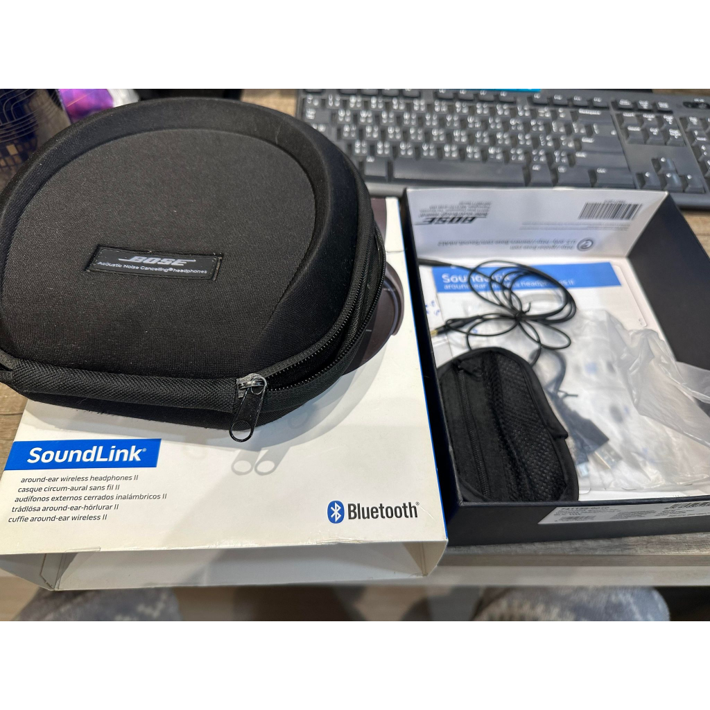 Bose soundlink II 耳罩式無線藍芽耳機 （官網原價1萬)耳罩部分剛換新