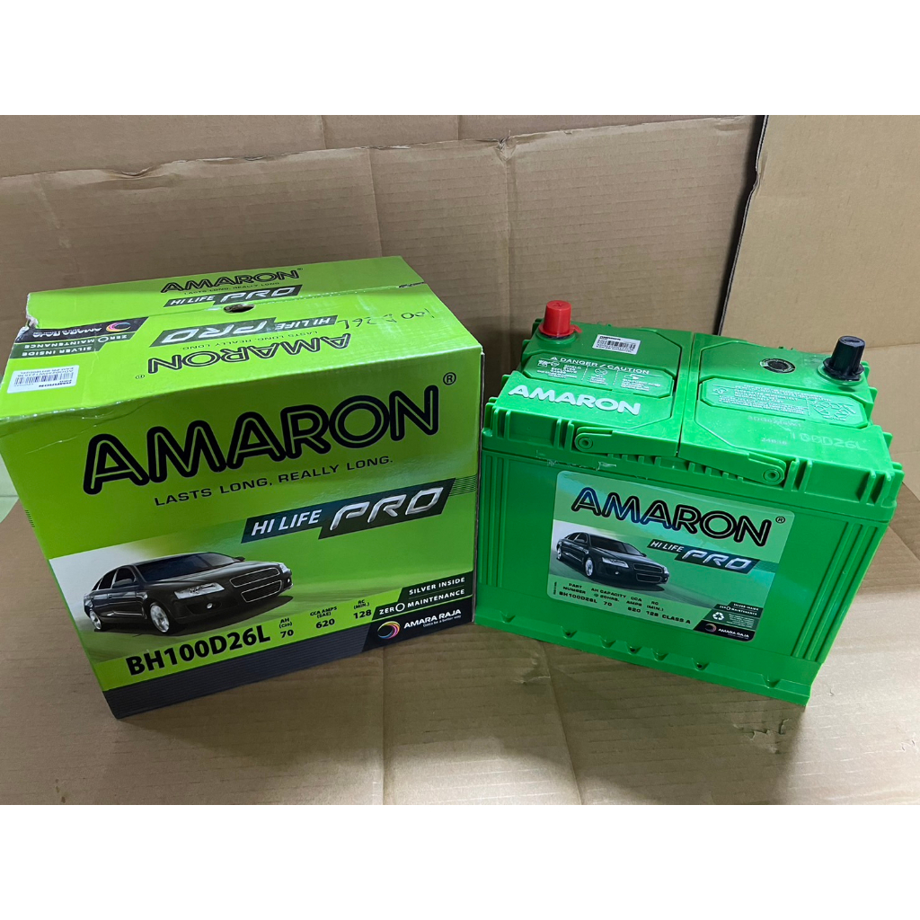 愛馬龍 AMARON 100D26L(80D26加強版) 汽車電池