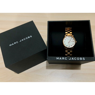 Marc Jacobs 彩鑽鋼帶玫瑰金女錶