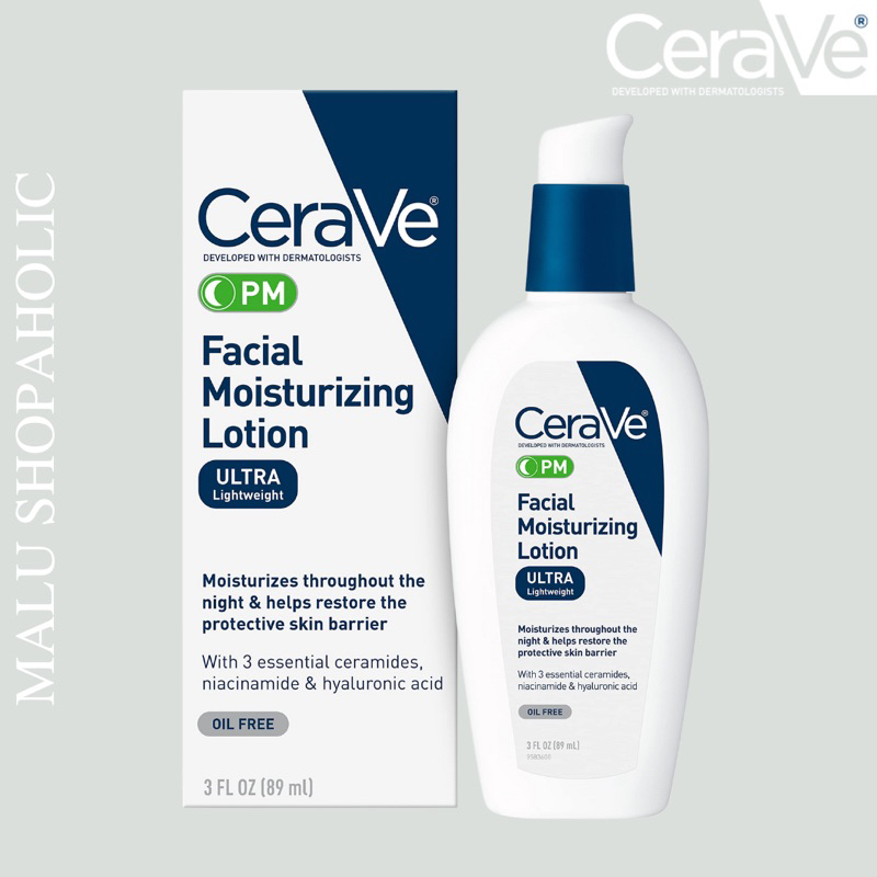 ✈️現貨 CeraVe 適樂膚 PM 夜間修護保濕乳 舒樂膚 Facial Moisturizing