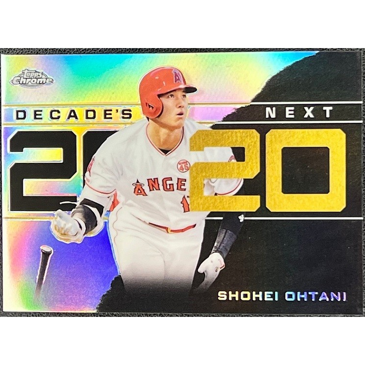 MLB 球員卡 Shohei Ohtani 大谷翔平  2020 Topps Chrome Update 亮面特卡