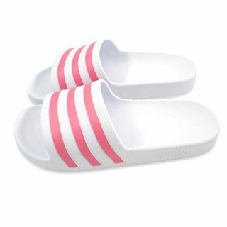 【MEI LAN】ADIDAS ADILETTE AQUA SLIDE 運動 拖鞋 一體成型 防水拖 GZ5237 白粉