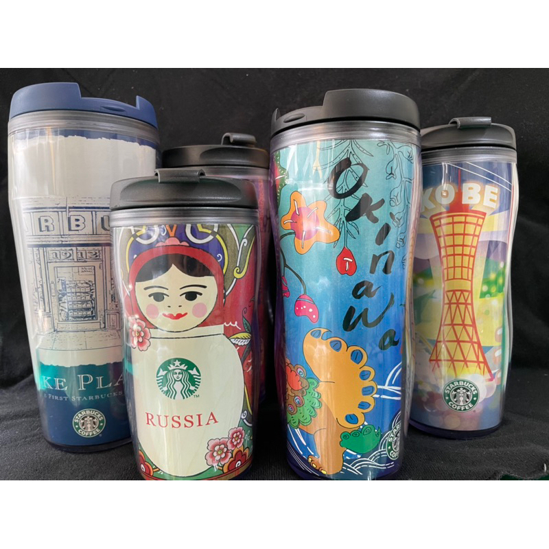 星巴克隨行杯／城市杯／美國派克市場／俄羅斯娃娃／日本神戶／琉球／中國南京／香港