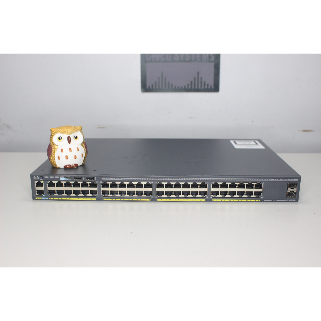 Cisco WS-C2960X-48TS-LL 48PORT GIGA L2 Switch