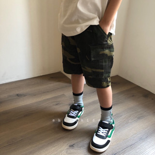 100-150cm/現貨.童裝實拍/韓國韓版童裝/復古做舊工裝迷彩短褲 迷彩短褲 工裝褲 兒童短褲 男童 中大童 兒童