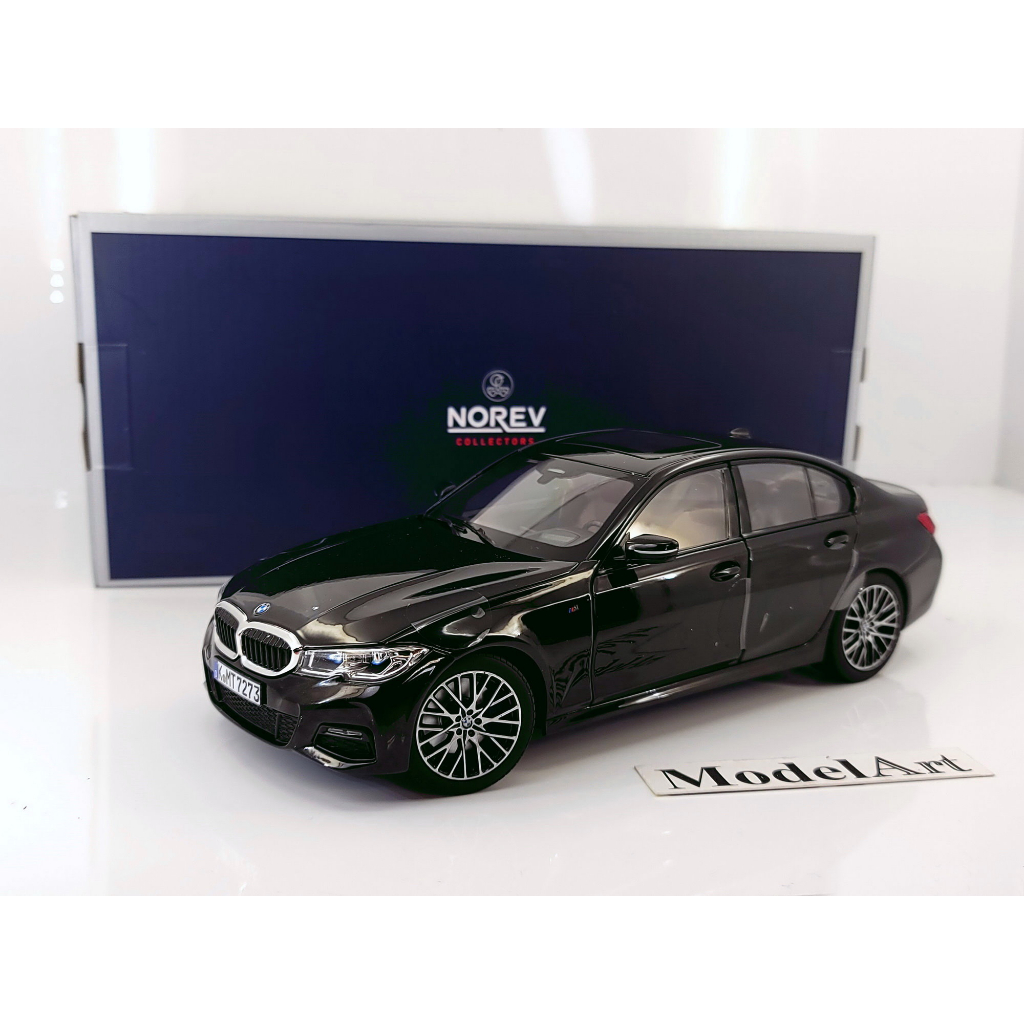 【模型車藝】1/18 Norev BMW 330i Sedan 2019(G20) 3-Series 黑【合金全開】