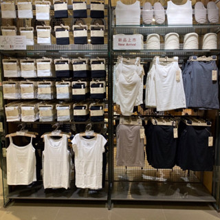 無印良品代購 MUJI 女坦克背心 質細肩帶背心 法式袖T恤 女生背心 清爽舒適 女生內搭 女內搭 吸汗背心 細肩帶背心