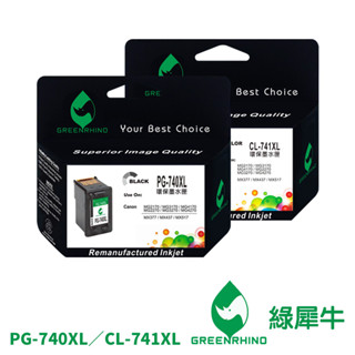 綠犀牛 for Canon PG-740XL CL-741XL 740XL 741XL 環保墨水 副廠 墨水匣