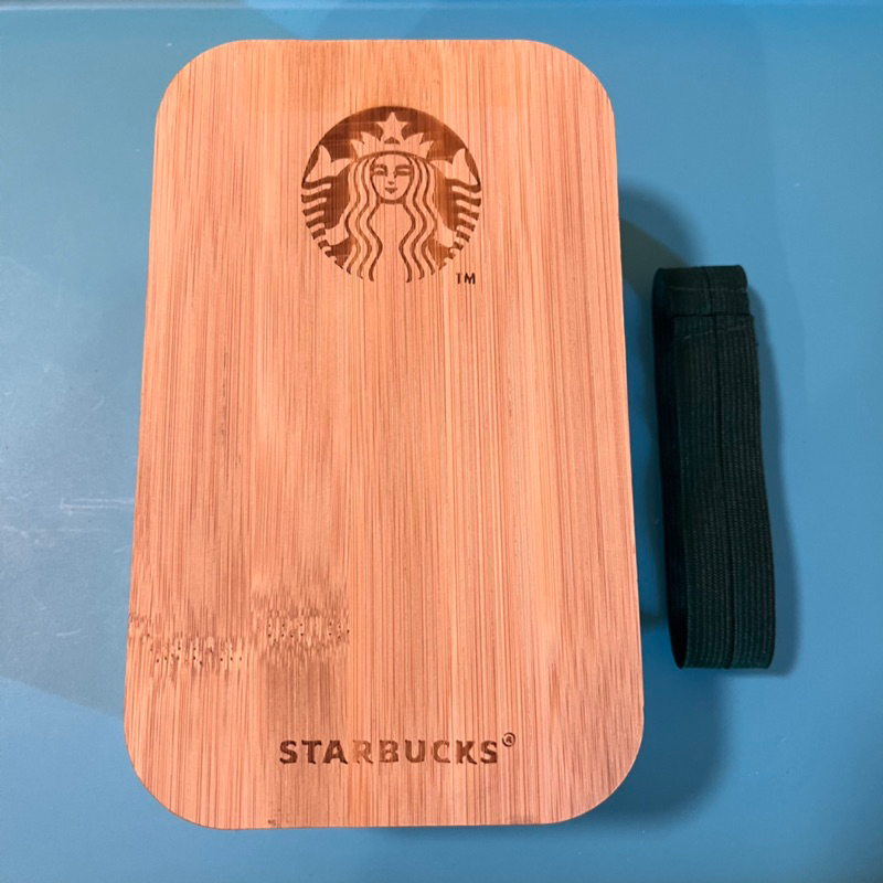 全新現貨Starbucks星巴克竹蓋環保便當盒 環保餐盒 小麥桔梗