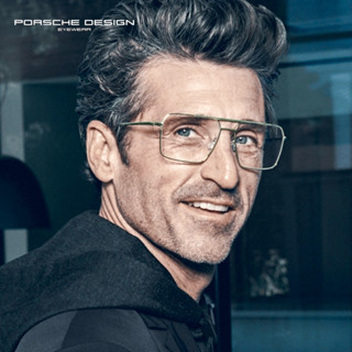 PORSCHE DESIGN P8386 保時捷眼鏡｜明星款純鈦潮流大臉飛行款雙槓眼鏡 男生品牌眼鏡框【幸子眼鏡】