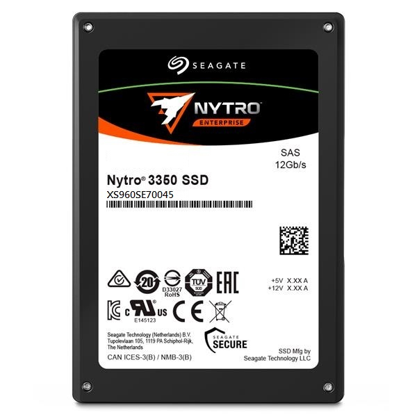 Seagate 希捷 Nytro 光速號 3350 SAS 960GB 企業級 SSD XS960SE70045