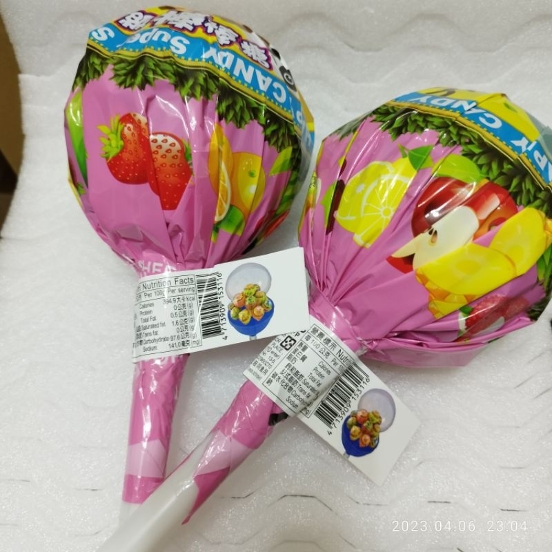 🍭大支棒棒糖🍭 超級棒棒糖 135公克（10支入）巨大棒棒糖 小孩禮物 造型禮物 台灣製造