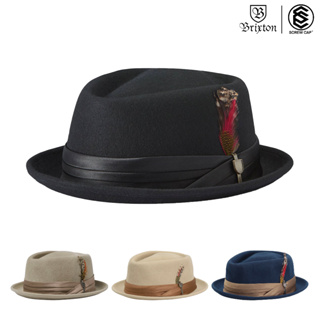 BRIXTON STOUT PORK PIE 多色 霧面標 紳士帽 短邊紳士帽 羊毛紳士帽⫷ScrewCap⫸