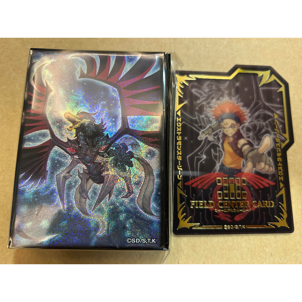 【卡の家】 KONAMI 衛星店鋪限定-5DS主角怪獸 限定卡套70張+隔板-黑羽龍 (全新未使用)