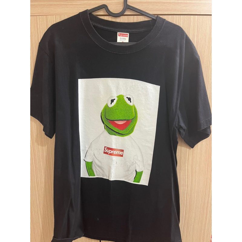 Supreme  Kermit the frog 經典 芝麻街 綠色青蛙  有08年商品有使用痕跡 二手如圖M號