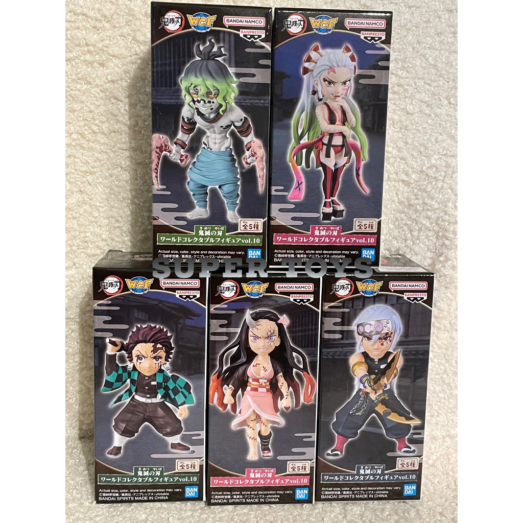 《$uper Toys》全新 景品 鬼滅之刃 WCF vol.10 遊郭篇 墮姬 妓夫太郎 天元 音柱 公仔 模型