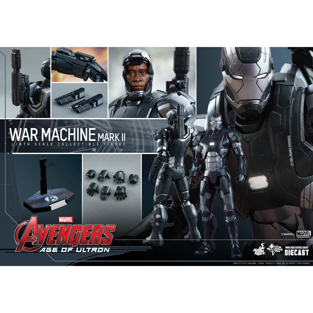 野獸國 Hot Toys MMS290D10 復仇者聯盟 戰爭機器 馬克2 MMS290 非 MMS195 MMS198