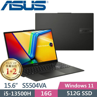 全新未拆 Asus華碩 Vivobook S15 S5504VA-0132K13500H 午夜黑 15.6吋文書筆電