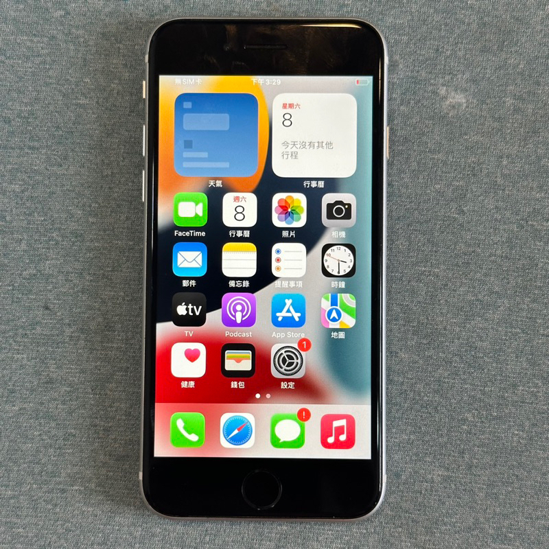 iPhone SE 2 128G 白 9成新 功能正常 二手 Iphonese2 se2 二代 4.7吋 螢幕刮傷 台中