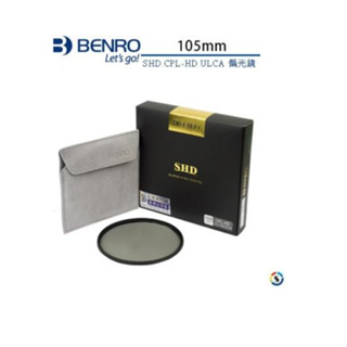 Benro 百諾 SHD CPL-HD ULCA WMC SLIM 105mm 【宇利攝影器材】 低色散 超薄框 偏光鏡
