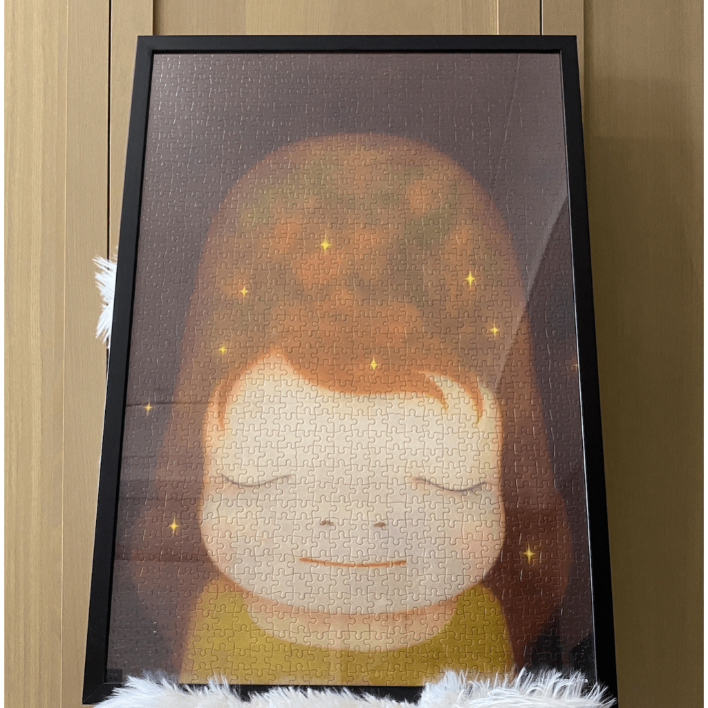 奈良美智 Yoshitomo Nara The Little Star Dweller 拼圖 1000片 拼好已裱匡