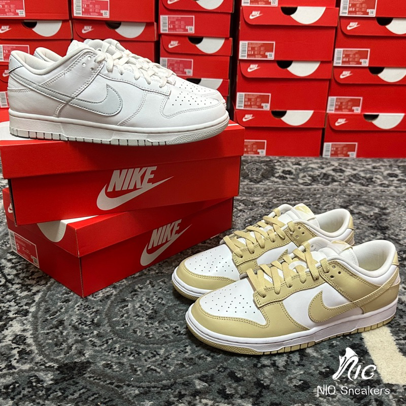 ✤ NIC_Sneakers ✤ Nike Dunk Low 白灰 / 奶茶 DV0833-100 DV0831-101