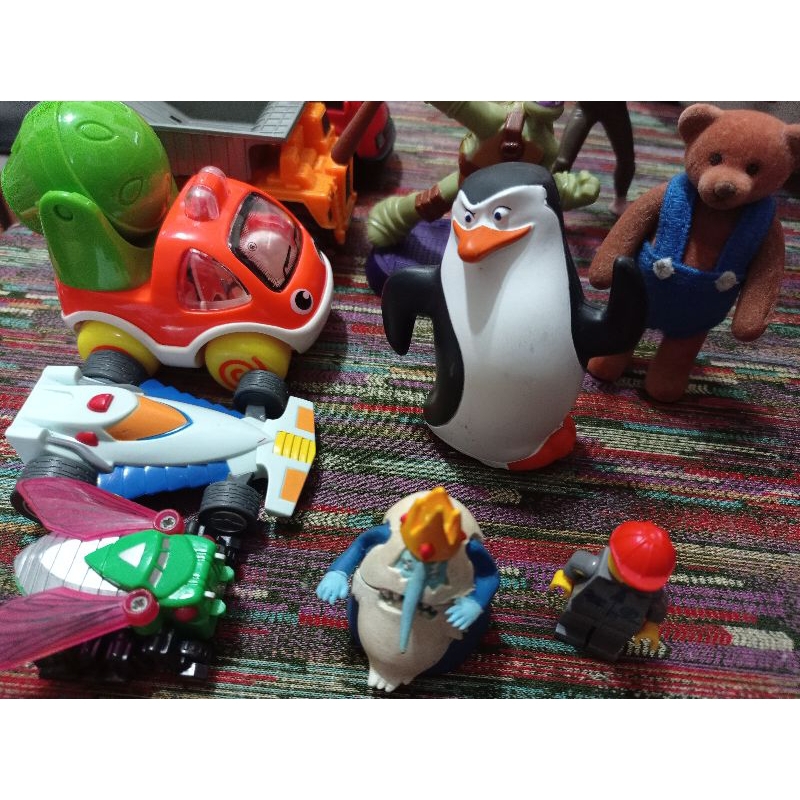 二手玩具組 玩具車 一包 消防車 車子 冰霸王 樂高 熊熊…